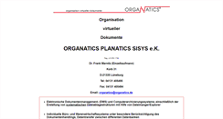 Desktop Screenshot of organatics.de